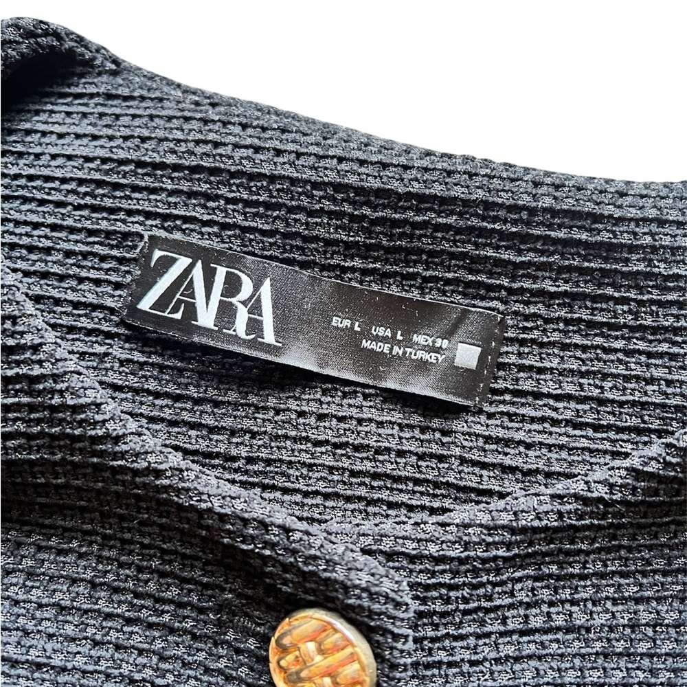 Zara Black Knit Sweater